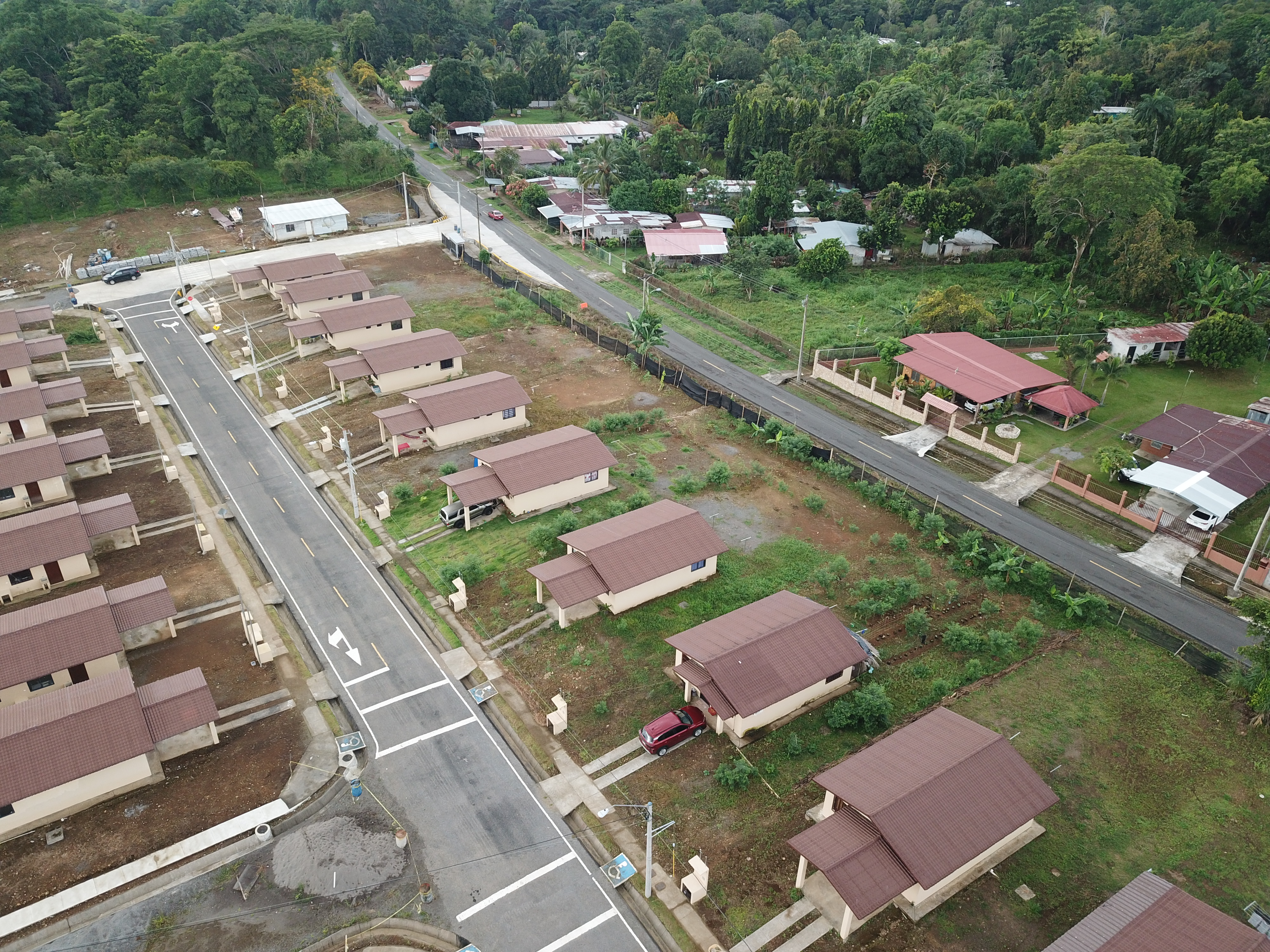 Vista aérea del proyecto